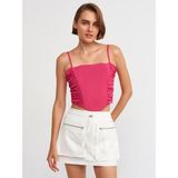Dilvin 80788 Kargo Cepli Mini Etek-Beyaz 38