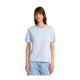 Dilvin Açık Mavi Bisiklet Yaka Basic T-shirt, 36, 101A31763, Açık Mavi, Kadın
