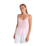 Dilvin Askılı İnce Dokulu Triko Bluz, Standart, 101A10792, Pembe, Kadın