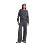 Dilvin Beli Lastikli Triko Pantolon, Standart, 101A70163, Füme Melanj, Kadın