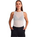 Dilvin Bisiklet Yaka Triko Atlet, Standart, 101A10410, Gri, Kadın