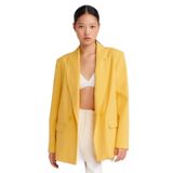 Dilvin Blazer Ceket, 36, 101A60767, Sarı, Kadın