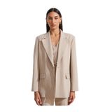 Dilvin Blazer Ceket, 38, 60768, Bej, Kadın