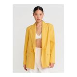 Dilvin Blazer Ceket, 40, 101A60767, Sarı, Kadın