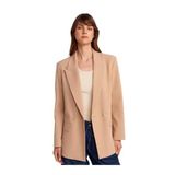 Dilvin Blazer Ceket, 40, 101A60770, Camel, Kadın