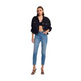 Dilvin Comfort Slim Fit Denim Pantolon, 38, 101A71682, Tint, Kadın