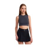 Dilvin Crop Top Atlet, 38, 101A30125, Antrasit, Kadın