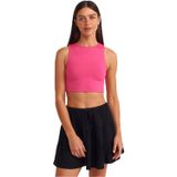 Dilvin Crop Top Bluz, 40, 101A20902, Fuşya, Kadın