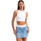 Dilvin Denim Mini Etek, 101A80566