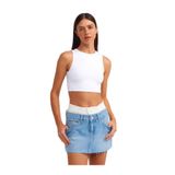 Dilvin Denim Mini Etek, 36, 101A80566, Mavi, Kadın