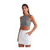 Dilvin Dikiş Detaylı Crop Top Atlet, 36, 101A30962, Antrasit, Kadın