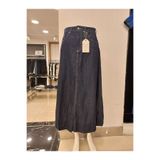 Dilvin DİLVİN Kadın Altı Büzgülü Uzun Denim Balon Etek