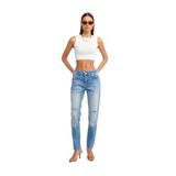 Dilvin Düşük Bel Comfort Likra Denim Pantolon, 34, 101A71440, Mavi, Kadın