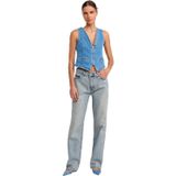 Dilvin Düşük Bel Kar Yıkama Denim Pantolon, 34, 101A71426, Tint, Kadın