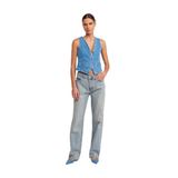 Dilvin Düşük Bel Kar Yıkama Denim Pantolon, 36, 101A71426, Tint, Kadın