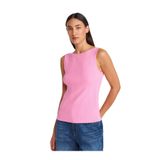 Dilvin Fitilli Triko Bluz, Standart, 101A10764, Koyu Pembe, Kadın