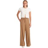 Dilvin Geniş Paça Yumuşak Pantolon, 36, 101A72170, Camel, Kadın