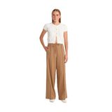 Dilvin Geniş Paça Yumuşak Pantolon, 40, 101A72170, Camel, Kadın
