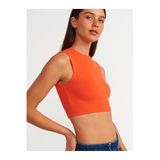 Dilvin Kadın Crop Top Atlet, Kırmızı, L Beden