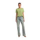 Dilvin Kar Yıkama Düşük Bel Wideleg Denim Pantolon, 34, 101A71425, Tint, Kadın