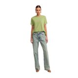 Dilvin Kar Yıkama Düşük Bel Wideleg Denim Pantolon, 36, 101A71425, Tint, Kadın