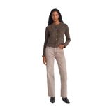 Dilvin Kar Yıkama Kahverengi Denim Pantolon, 40, 101A72034, Kahve, Kadın