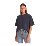 Dilvin Kısa Kollu Pamuklu T-shirt, 36, 101A31017, Antrasit, Kadın