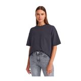 Dilvin Kısa Kollu Pamuklu T-shirt, 38, 101A31017, Antrasit, Kadın
