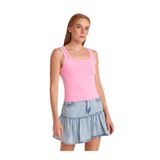 Dilvin Kontrast Fitilli Atlet, 36, 101A21087, Pembe, Kadın