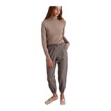 Dilvin Manşetli Jogger Pantolon, 36, 101A71608, Kahve, Kadın