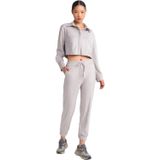 Dilvin Manşetli Jogger Süet Pantolon, 36, 101A71594, Gri, Kadın