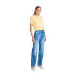 Dilvin Mom Fit Kot Pantolon, 34, 101A71780, Mavi, Kadın