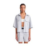 Dilvin Oversize Cepli Gömlek, 36, 101A50495, Mavi, Kadın
