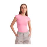 Dilvin Poliamid T-shirt, 40, 101A30856, Pembe, Kadın