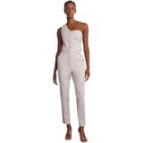 Dilvin Slim Fit Yüksek Bel Rengi Pantolon, 36, 101A71529, Taş, Kadın