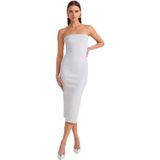 Dilvin Straplez Midi Elbise, 101A91127