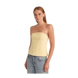 Dilvin Straplez Peplum Bluz, 38, 101A50880, Açık Sarı, Kadın