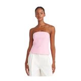 Dilvin Straplez Peplum Bluz, 38, 101A50880, Toz Pembe, Kadın