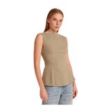 Dilvin Yeşili Peplum Bluz, 40, 101A50281, Çağla, Kadın