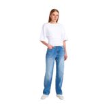 Dilvin Yırtık Detaylı Mom Fit Kot Pantolon, 34, 101A71781, Mavi, Kadın