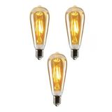 Dim Rustik LED Ampul, Sarı Işık Seçeneği ile Dekoratif Aydınlatma