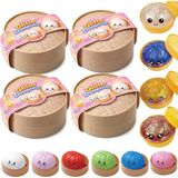Dim Sum Viral Squishy Stres Topu Sıkılabilir Duyusal Oyuncak Çin Mantısı Kutu Şeklinde -10 Cm-1 Adet