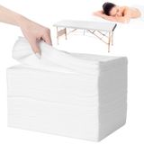 DIMEGON 100 ADET Tek Kullanımlık Masaj Masa Levhaları, 71 "x 31.5" Tek Kullanımlık Masaj Yatak Örtüleri, Nefes Alabilir Dokumasız Kumaş Dövme Yatak Çarşafları, SPA Merkezleri, Güzellik Salonları, Oteller için