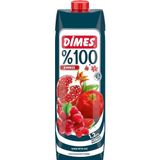 Dimes %100 Kırmızı Meyveler 1 lt Meyve Suyu (6 adet)