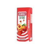Dimes 200 ml Şeftali Meyve Nektarı Katkısız Doğal Aroma ile Çocuklar İçin Uygun