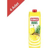 Dimes Ananas Suyu (1 L) x 4 Adet - 100 ml
