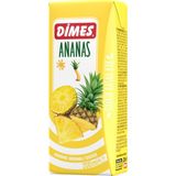 Dimes Ananas Suyu 200 ml Tropikal Aroma ve Meyve Suyu Lezzeti ile Yazın Tadını Çıkarın