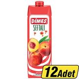 Dimes Meyve Nektarı Şeftali 1 Lt 12Li