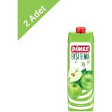 Dimes Meyve Suyu Ekşi Elma (1 L) x 2 Adet - 100 ml