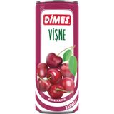 Dimes Vişne Nektarı Teneke 0.25 L*12 Adetli Paket